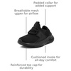 image:imageNautica Kids Athletic SlipOn Sneakers  Comfortable Bungee Running Shoes for Boys and Girls  Stylish and Supportive Footwear for Active Kids Big KidLittle KidToddlerBlack on Black Molded