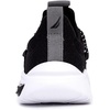 image:imageNautica Kids Athletic SlipOn Sneakers  Comfortable Bungee Running Shoes for Boys and Girls  Stylish and Supportive Footwear for Active Kids Big KidLittle KidToddlerBlack Silverswimm