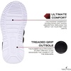 image:imageNautica Kids Athletic SlipOn Sneakers  Comfortable Bungee Running Shoes for Boys and Girls  Stylish and Supportive Footwear for Active Kids Big KidLittle KidToddlerBlackRed