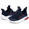 image:imageNautica Kids Athletic SlipOn Sneakers  Comfortable Bungee Running Shoes for Boys and Girls  Stylish and Supportive Footwear for Active Kids Big KidLittle KidToddlerNavy White Redswimm