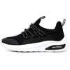 image:imageNautica Kids Athletic SlipOn Sneakers  Comfortable Bungee Running Shoes for Boys and Girls  Stylish and Supportive Footwear for Active Kids Big KidLittle KidToddlerBlack Silverswimm