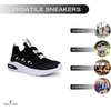 image:imageNautica Kids Athletic SlipOn Sneakers  Comfortable Bungee Running Shoes for Boys and Girls  Stylish and Supportive Footwear for Active Kids Big KidLittle KidToddlerBlack White