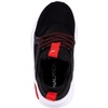 image:imageNautica Kids Athletic SlipOn Sneakers  Comfortable Bungee Running Shoes for Boys and Girls  Stylish and Supportive Footwear for Active Kids Big KidLittle KidToddlerBlack Redsplash