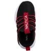 image:imageNautica Kids Athletic SlipOn Sneakers  Comfortable Bungee Running Shoes for Boys and Girls  Stylish and Supportive Footwear for Active Kids Big KidLittle KidToddlerBlack Redshay