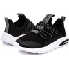 image:imageNautica Kids Athletic SlipOn Sneakers  Comfortable Bungee Running Shoes for Boys and Girls  Stylish and Supportive Footwear for Active Kids Big KidLittle KidToddlerBlack Silverswimm