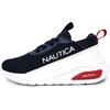 image:imageNautica Kids Athletic SlipOn Sneakers  Comfortable Bungee Running Shoes for Boys and Girls  Stylish and Supportive Footwear for Active Kids Big KidLittle KidToddlerNavy White Red