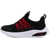 image:imageNautica Kids Athletic SlipOn Sneakers  Comfortable Bungee Running Shoes for Boys and Girls  Stylish and Supportive Footwear for Active Kids Big KidLittle KidToddlerBlack Red 3y
