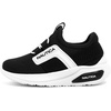 image:imageNautica Kids Athletic SlipOn Sneakers  Comfortable Bungee Running Shoes for Boys and Girls  Stylish and Supportive Footwear for Active Kids Big KidLittle KidToddlerBlack Whitemavven