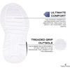 image:imageNautica Kids Athletic SlipOn Sneakers  Comfortable Bungee Running Shoes for Boys and Girls  Stylish and Supportive Footwear for Active Kids Big KidLittle KidToddlerNavy Whitesplash
