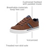 image:imageNautica Kids Boys LaceUp Fashion Sneakers LowTop Dress Shoes for Youth  Big KidLittle KidTan Adish
