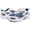 image:imageNautica Kids Boys amp Girls LaceUp Sneakers  Athletic Shoes for Running amp Walking with Cushioned Insole and Comfortable Fit for Big and Little KidsBlue White Silver