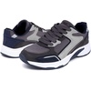 image:imageNautica Kids Boys amp Girls LaceUp Sneakers  Athletic Shoes for Running amp Walking with Cushioned Insole and Comfortable Fit for Big and Little KidsGrey Navy Silver