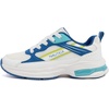 image:imageNautica Kids Boys amp Girls LaceUp Sneakers  Athletic Shoes for Running amp Walking with Cushioned Insole and Comfortable Fit for Big and Little KidsWhite Blue Lime