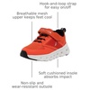 image:imageNautica Kids Fashion Sneaker Athletic Running Shoe with One Strap Boys  GirlsToddlerLittle KidOrange Blackmercer