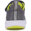 image:imageNautica Kids Fashion Sneaker Athletic Running Shoe with One Strap Boys  GirlsToddlerLittle KidStorm Grey Lime