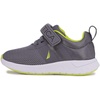 image:imageNautica Kids Fashion Sneaker Athletic Running Shoe with One Strap Boys  GirlsToddlerLittle KidStorm Grey Lime