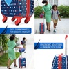 image:imageNautica Kids Luggage  18 Airline Approved Rolling Hardside Upright Carryon Suitcase Set with Wheels Shark Attack  5pc Travel SetNautica Peace  5pc School Set