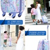 image:imageNautica Kids Luggage  18 Airline Approved Rolling Hardside Upright Carryon Suitcase Set with Wheels Shark Attack  5pc Travel SetPastel Shell  5pc Travel Set