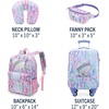 image:imageNautica Kids Luggage  18 Airline Approved Rolling Hardside Upright Carryon Suitcase Set with Wheels Shark Attack  5pc Travel SetPastel Shell  5pc Travel Set