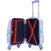 image:imageNautica Kids Luggage  18 Airline Approved Rolling Hardside Upright Carryon Suitcase Set with Wheels Shark Attack  5pc Travel SetPastel Shell