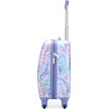 image:imageNautica Kids Luggage  18 Airline Approved Rolling Hardside Upright Carryon Suitcase Set with Wheels Shark Attack  5pc Travel SetPastel Shell