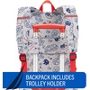 image:imageNautica Kids Luggage  18 Airline Approved Rolling Hardside Upright Carryon Suitcase Set with Wheels Shark Attack  5pc Travel SetPirate Ahoy  5pc School Set