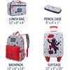 image:imageNautica Kids Luggage  18 Airline Approved Rolling Hardside Upright Carryon Suitcase Set with Wheels Shark Attack  5pc Travel SetPirate Ahoy  5pc School Set