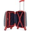 image:imageNautica Kids Luggage  18 Airline Approved Rolling Hardside Upright Carryon Suitcase Set with Wheels Shark Attack  5pc Travel SetShark Attack