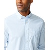 image:imageNautica Mens Classic Fit Stretch Solid Long Sleeve Button Down ShirtLight Haze