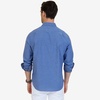 image:imageNautica Mens Classic Fit Stretch Solid Long Sleeve Button Down ShirtRivieria Blue