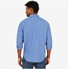 image:imageNautica Mens Classic Fit Stretch Solid Long Sleeve Button Down ShirtRivieria Blue