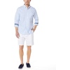 image:imageNautica Mens Classic Fit Stretch Solid Long Sleeve Button Down ShirtSky Blue