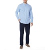 image:imageNautica Mens Classic Fit Stretch Solid Long Sleeve Button Down ShirtSoft Blue