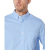 image:imageNautica Mens Classic Fit Stretch Solid Long Sleeve Button Down ShirtSoft Blue