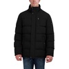 image:imageNautica Mens Faux Fur Trim Puffer Jacket With Removable HoodBlack