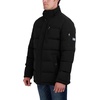image:imageNautica Mens Faux Fur Trim Puffer Jacket With Removable HoodBlack