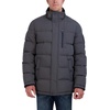 image:imageNautica Mens Faux Fur Trim Puffer Jacket With Removable HoodCharcoal