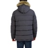 image:imageNautica Mens Faux Fur Trim Puffer Jacket With Removable HoodCharcoal