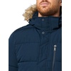 image:imageNautica Mens Faux Fur Trim Puffer Jacket With Removable HoodNavy