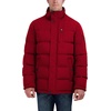 image:imageNautica Mens Faux Fur Trim Puffer Jacket With Removable HoodRed