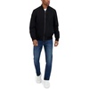 image:imageNautica Mens Lightweight Bomber Jacket  Wind amp WaterResistant Regular Big amp Tall SizesJet Black