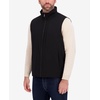 image:imageNautica Mens Lightweight Mechanical Stretch Softshell Vest  Waterresistant Transitional LayerBlack