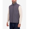 image:imageNautica Mens Lightweight Mechanical Stretch Softshell Vest  Waterresistant Transitional LayerMetal Grey