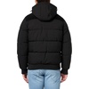 image:imageNautica Mens Lightweight Mix Media Bomber Jacket  Mechanical Stretch WaterResistant CoatBlack