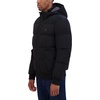 image:imageNautica Mens Lightweight Mix Media Bomber Jacket  Mechanical Stretch WaterResistant CoatBlack
