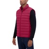image:imageNautica Mens Lightweight Puffer Vest  Wind amp WaterResistantBerry Red