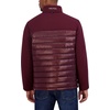image:imageNautica Mens Lightweight Softshell Jacket  Bonded Fleece Lining Regular Big amp Tall SizesBurgandy