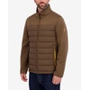 image:imageNautica Mens Lightweight Softshell Jacket  Bonded Fleece Lining Regular Big amp Tall SizesOlive Brown