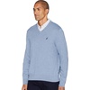 image:imageNautica Mens Long Sleeve Solid Classic VNeck SweaterDeep Anchor Heather