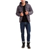 image:imageNautica Mens Midweight Quilted Faux Memory Puffer Jacket Adjustable Hood Insulated Winter CoatCharcoal